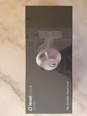 Level Lock Touch Edition Smart Lock Matte Black Smart